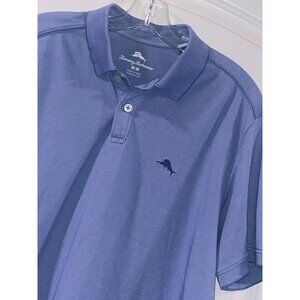 Tommy Bahama Polo Shirt‎ Men’s Medium Light Blue MED